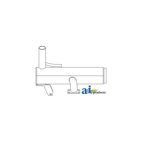 Muffler 33" x21" x8"